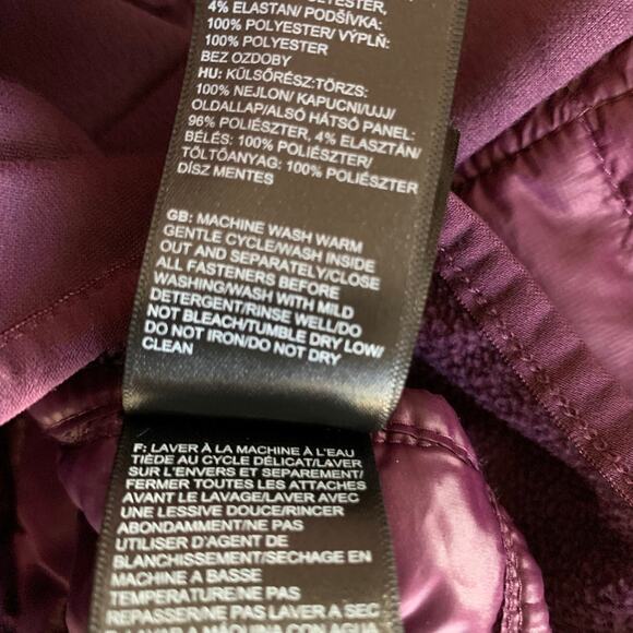 The North Face Thermoball Hybrid Eco Jacket 2.0 Purple Quilted Pullover Womens M - Picture 10 of 10